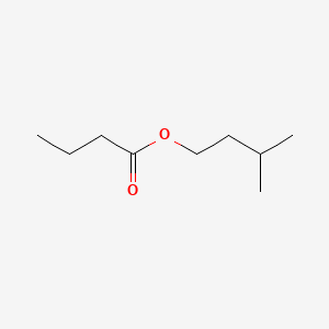 2D Lewis structure of isoamyl butyrate