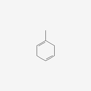 2D Lewis structure of 1-methyl-1,4-cyclohexadiene