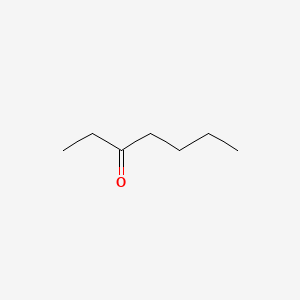 2D structure of 3-heptanone