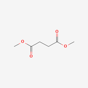 2D Lewis structure of dimethyl succinate