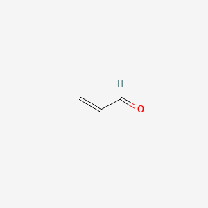 2D Lewis structure of acrolein