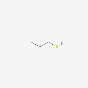 2D structure of 1-propanethiol