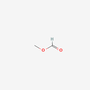2D Lewis structure of methyl formate