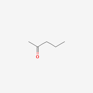 2D Lewis structure of 2-pentanone