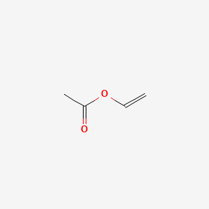 2D Lewis structure of vinyl acetate