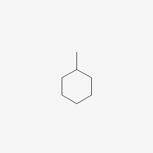 2D structure of methylcyclohexane