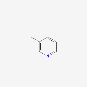 2D Lewis structure of 3-methylpyridine