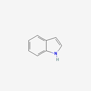 2D Lewis structure of indole