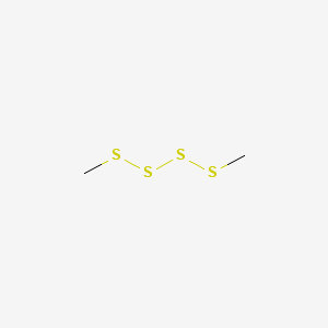 2D Lewis structure of dimethyl tetrasulfide