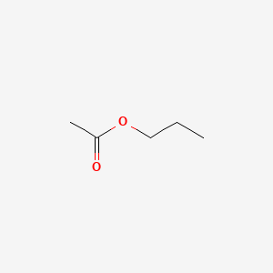 2D structure of propyl acetate
