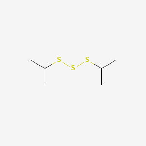 2D Lewis structure of diisopropyl trisulfide