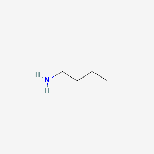 2D Lewis structure of 1-butanamine