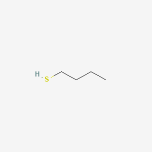 2D structure of butyl mercaptan