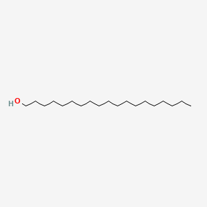 2D Lewis structure of 1-nonadecanol