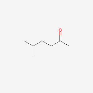 2D Lewis structure of 5-methyl-2-hexanone