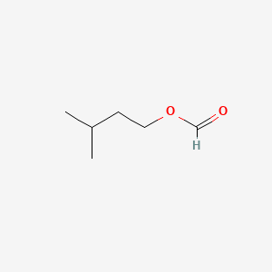 2D Lewis structure of isopentyl formate