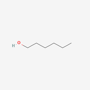 2D structure of 1-hexanol