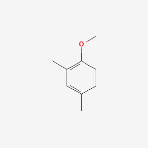 2D Lewis structure of 2,4-dimethylanisole