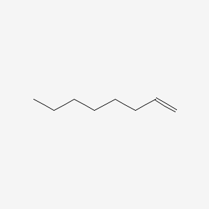 2D Lewis structure of 1-octene