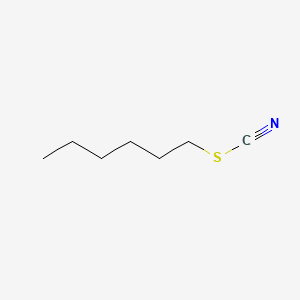 2D Lewis structure of hexyl isothiocyanate