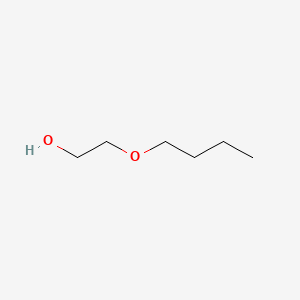 2D Lewis structure of 2-butoxyethanol