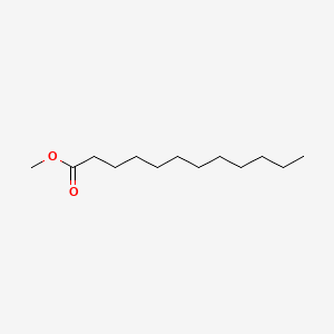 2D Lewis structure of methyl dodecanoate