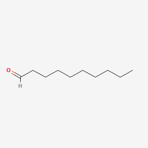 2D structure of decanal