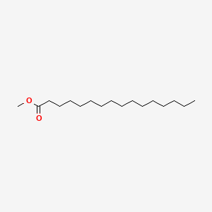 2D Lewis structure of methyl palmitate