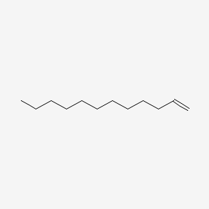 2D Lewis structure of 1-dodecene