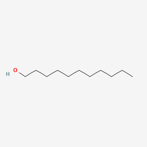 2D Lewis structure of 1-undecanol