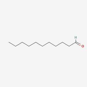 2D Lewis structure of undecanal