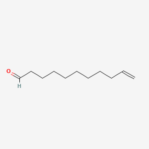 2D structure of 10-undecenal