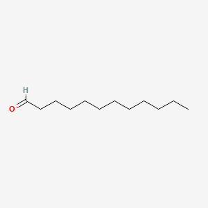 2D Lewis structure of dodecanal