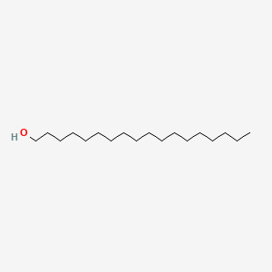 2D Lewis structure of 1-octadecanol