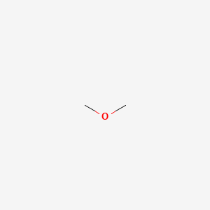 2D Lewis structure of dimethyl ether