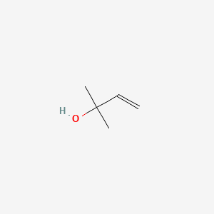 2D Lewis structure of 2-methyl-3-buten-2-ol