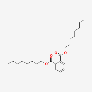 2D Lewis structure of dioctyl phthalate