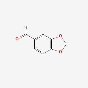 2D structure of piperonal