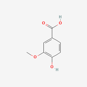 2D structure of vanillic acid