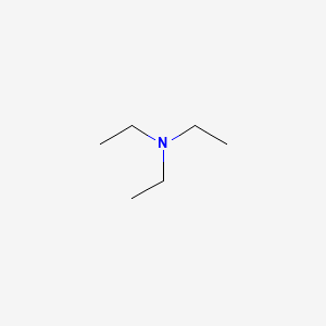 2D Lewis structure of triethylamine