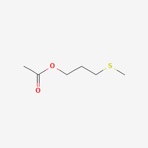 2D Lewis structure of 3-(methylthio)propyl acetate