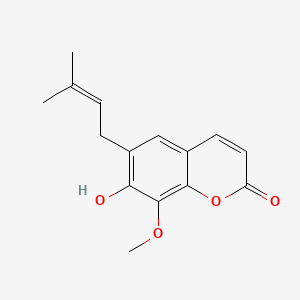 2D Lewis structure of apigravin