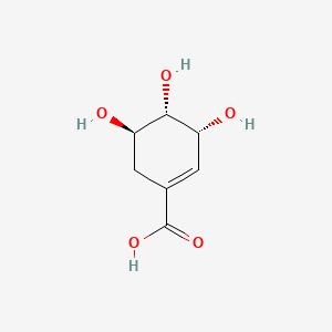 2D structure of shikimic acid