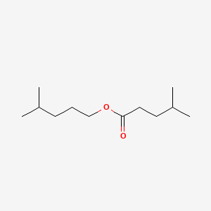 2D Lewis structure of 4-methylpentyl 4-methylpentanoate