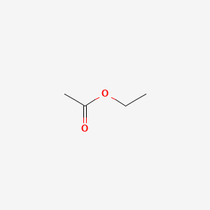 2D Lewis structure of ethyl acetate