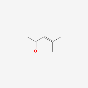 2D structure of mesityl oxide