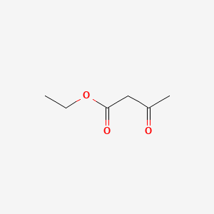 2D structure of ethyl acetoacetate