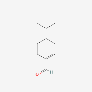 2D Lewis structure of phellandral