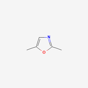 2D Lewis structure of 2,5-dimethyloxazole