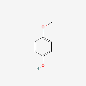 2D Lewis structure of 4-methoxyphenol